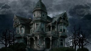 1754 haunted house wallpaper desktop