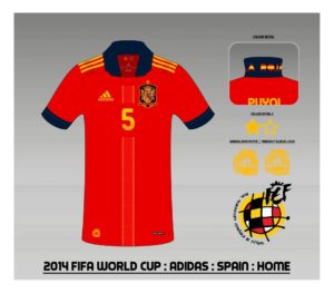 2014 spain national football team shirt : homemuums on deviantart