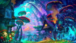 62+ trippy mushroom wallpapers on wallpaperplay