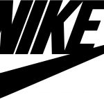 a nike sign,