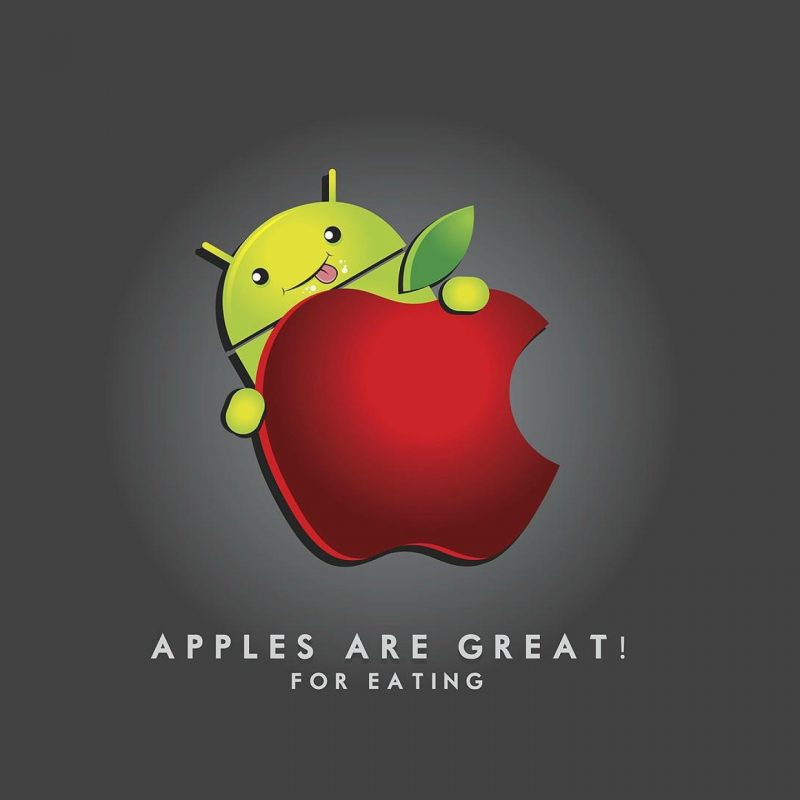 10 Top Android Eating Apple Wallpaper FULL HD 1920×1080 For PC Desktop 2022 free download apples are great for eating funny apple vs android wallpaper 800x800