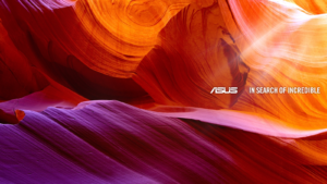 asus in search of incridible wallpaper