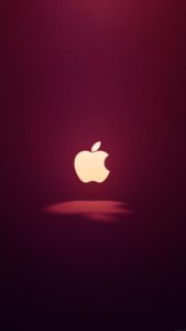 awesome apple-logo-love-mania-wine-red-iphone6-plus-wallpaper