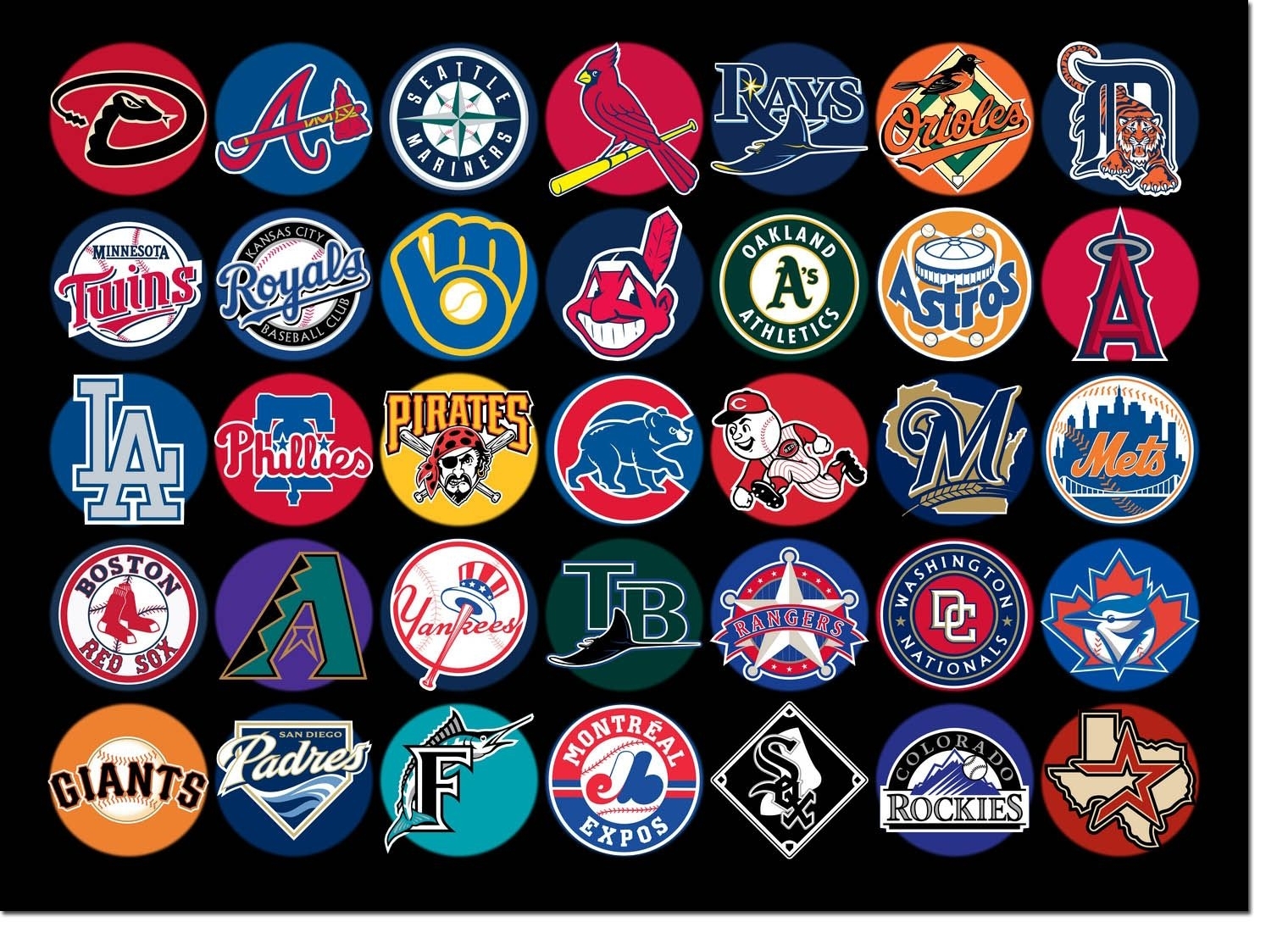 10 Top Every Baseball Team Logo FULL HD 1080p For PC Background 2023
