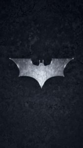 batman logo brushed metal android wallpaper free download