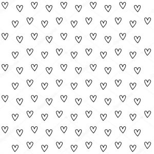 black and white heart pattern background — stock vector © yayha