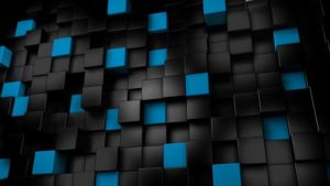 blue 3d cubes wallpaper for android - android live wallpaper