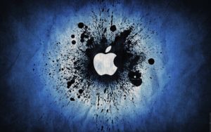 blue apple logo wallpaper, | cool mac wallpaper! | pinterest | apple