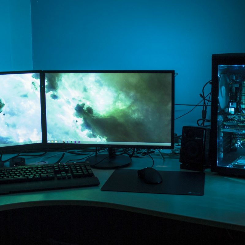 10 New Setup Dual Monitor Wallpaper FULL HD 1920×1080 For PC Background 2022 free download cool computer setups and gaming setups 800x800