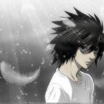 death note l - wallpaper. | death note | pinterest