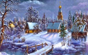 desktop backgrounds 4u: christmas scenes