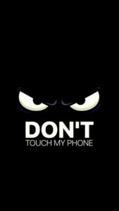 don't touch my phone | fond d'ecran | pinterest | Écran, ecran