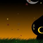 download halloween cute black cat wallpaper (4838) full size