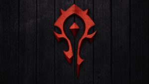 download wallpaper 1920x1080 world of warcraft, horde, symbol