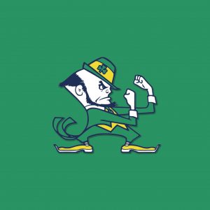 download wallpaper 2048x2048 notre dame fighting irish, logo | epic