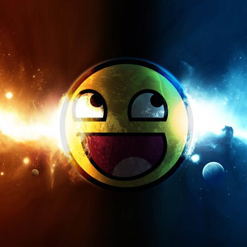 10 Latest Awesome Smiley Face Space FULL HD 1080p For PC Desktop 2024