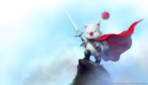 final fantasy moogle art in wallpaper format |