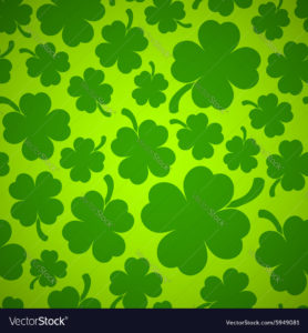 four-leaf clover background royalty free vector image