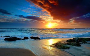 free beach sunset wallpapers « long wallpapers