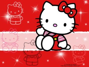 free hello kitty screensaver wallpaper | the free hello kitty