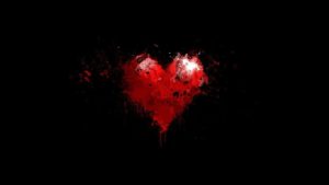 heart black backgrounds - wallpaper cave