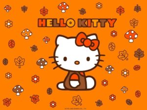 hello kitty fall wallpapers - wallpaper cave