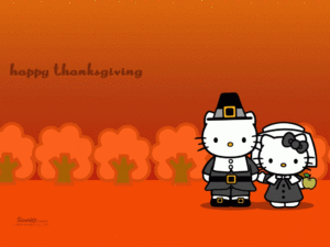 hello kitty thanksgiving wallpapers - wallpaper cave