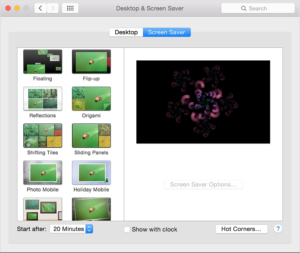 how to display a screen saver on your mac - apple support