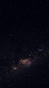 iphone, stars, galaxy, space, black - wallpaper | stickers