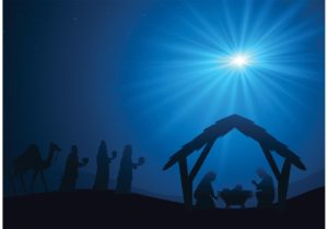 manger scene vector background - download free vector art, stock