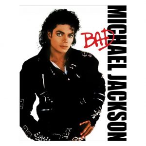 michael jackson bad album mini poster