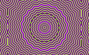 mind teaser teasers moving optical illusion purple | alternate