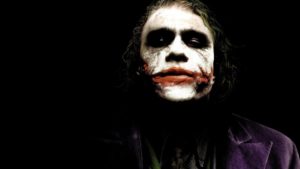 minimalistic dc comics the joker heath ledger batman the dark knight