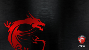 msi gaming wallpaper - red dragon emobossed (1920×1080) | msi