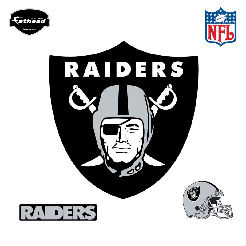 10 Top Oakland Raider Logo Pictures FULL HD 1080p For PC Background 2024 free download oakland raiders logo wall decal shop fathead for oakland raiders 1 800x800
