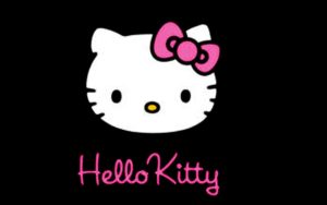 pink and black hello kitty backgrounds - wallpaper cave