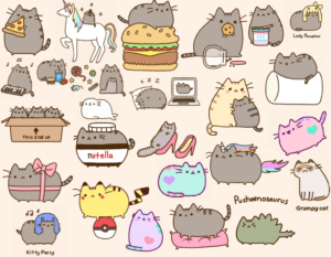 pusheen the cat wallpapers - wallpaper cave