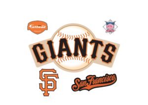 san francisco giants logo wall decal | shop fathead® for san