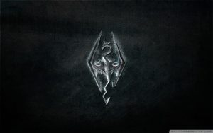 skyrim logo ❤ 4k hd desktop wallpaper for 4k ultra hd tv • tablet