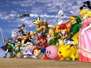 super smash bros. melee wallpaper (1024 x 768 pixels)