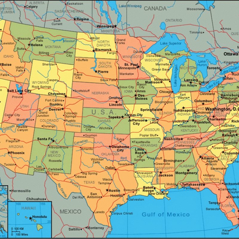 10 Top United States Map Wallpaper FULL HD 1920×1080 For PC Desktop 2023