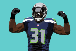 vectorized kam chancellor, hope you guys like it! : seahawks