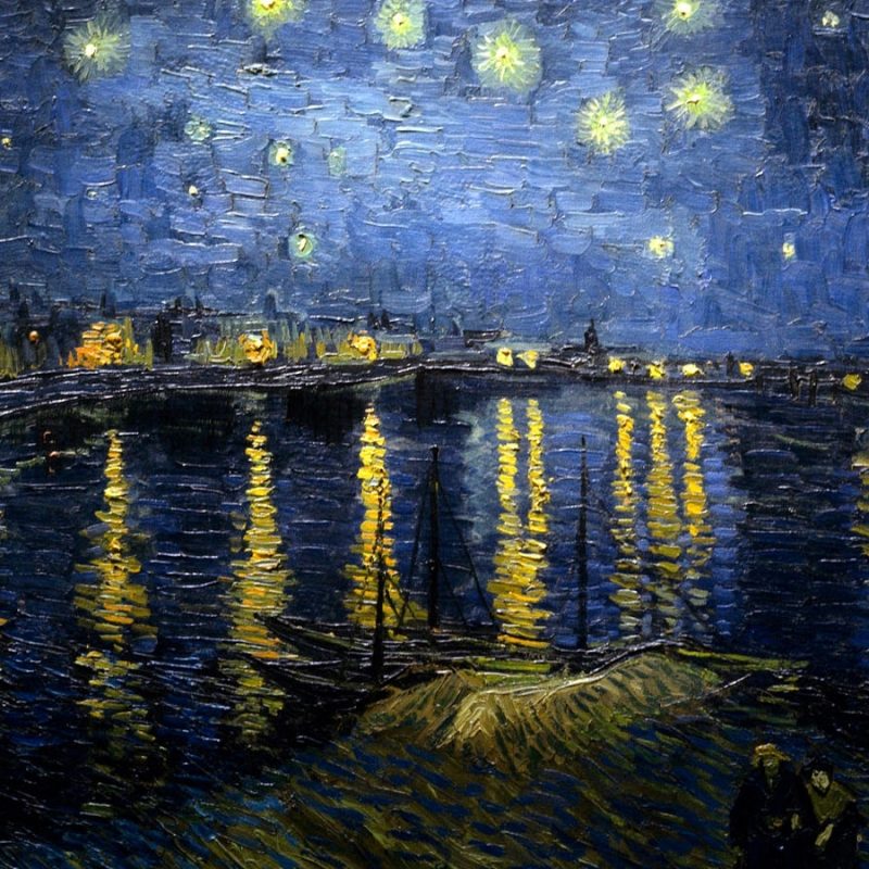 10 Best Van Gogh Hd Wallpaper FULL HD 1080p For PC Desktop 2024 free download vincent van gogh nuit etoilee au dessus du rhone 10 000 fonds d 800x800